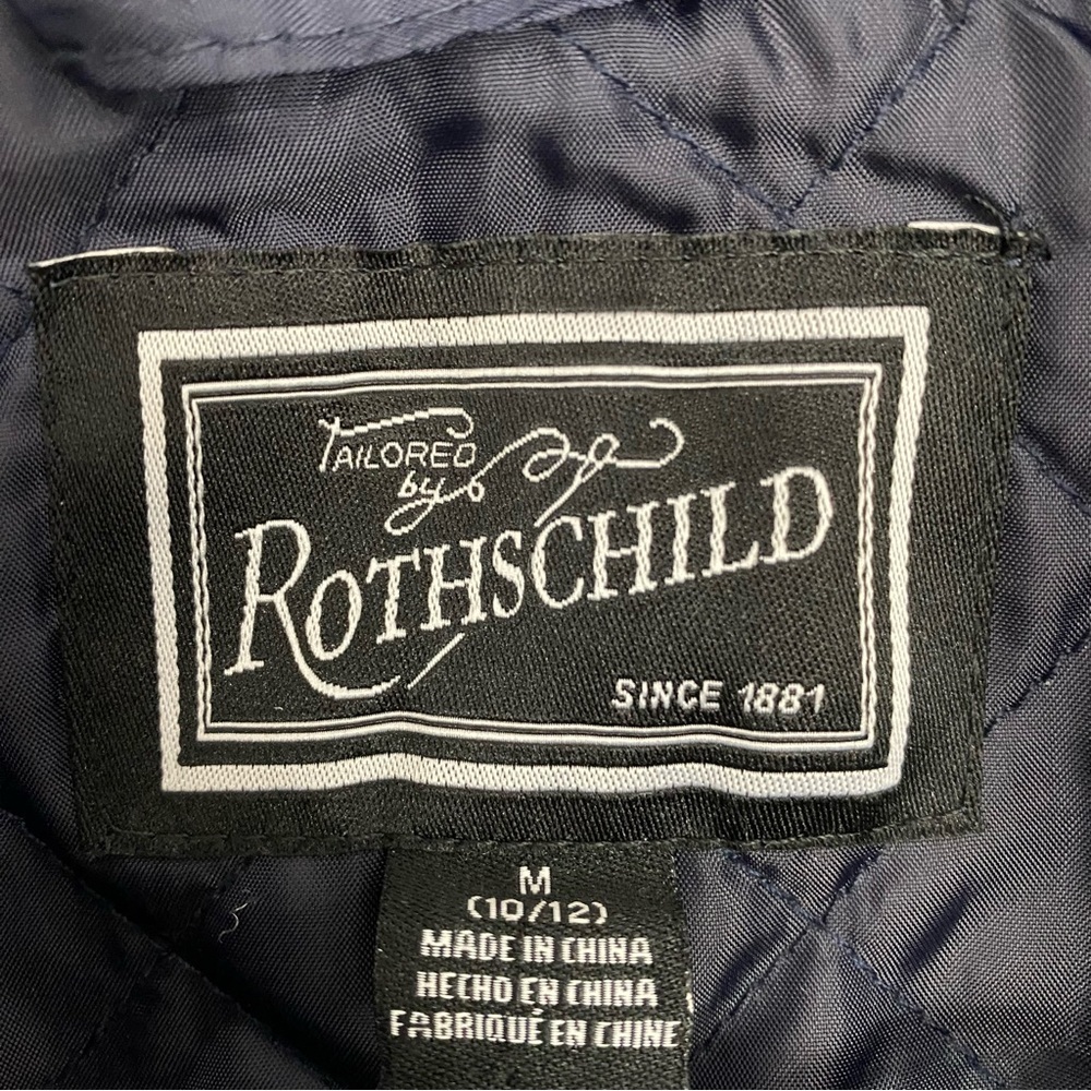 Rothschild Pea Coat Boys Blue Wool - Picture 5 of 7